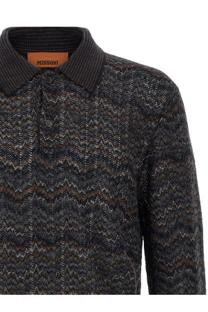 Вязаная рубашка-поло «Многоцветная» MISSONI US26W20NS72QX