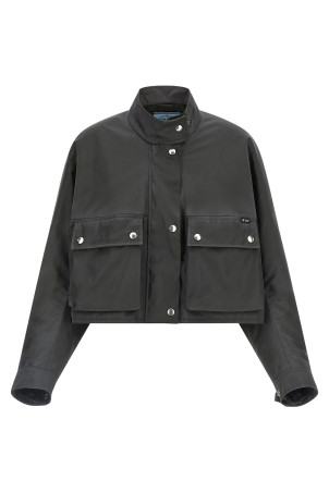 Cropped Jacket Gray