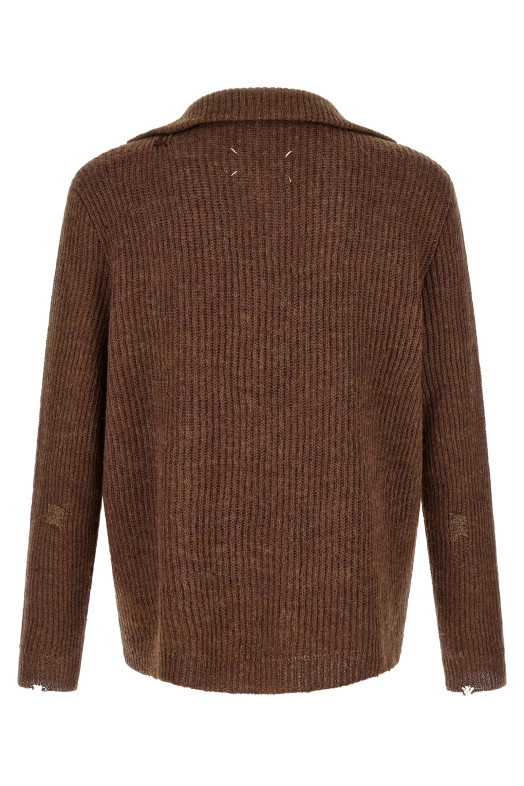 Mending sweater Brown