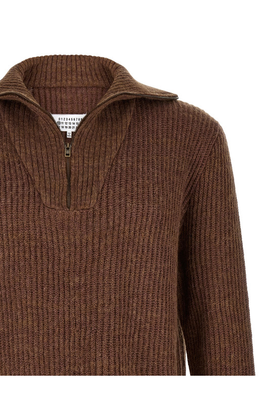 Mending sweater Brown