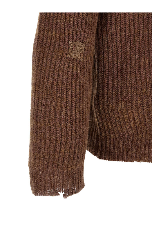 Mending sweater Brown