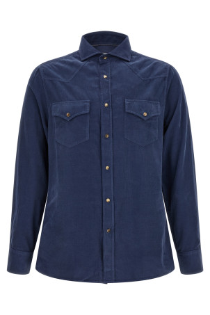 Corduroy shirt Blue