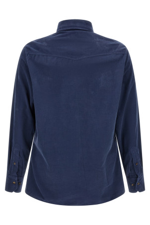 Corduroy shirt Blue
