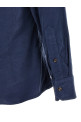 Рубашка из вельвета, синяя BRUNELLO CUCINELLI ML6884008C7063