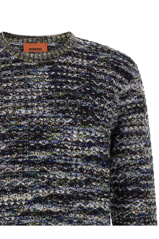 Светр з 3D-обробкою, різнокольоровий MISSONI US26WN0JS72RD