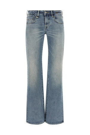 Джинсы «Boy Flare», синие R13WD090D473AWILTEDSTRETCHBLUE