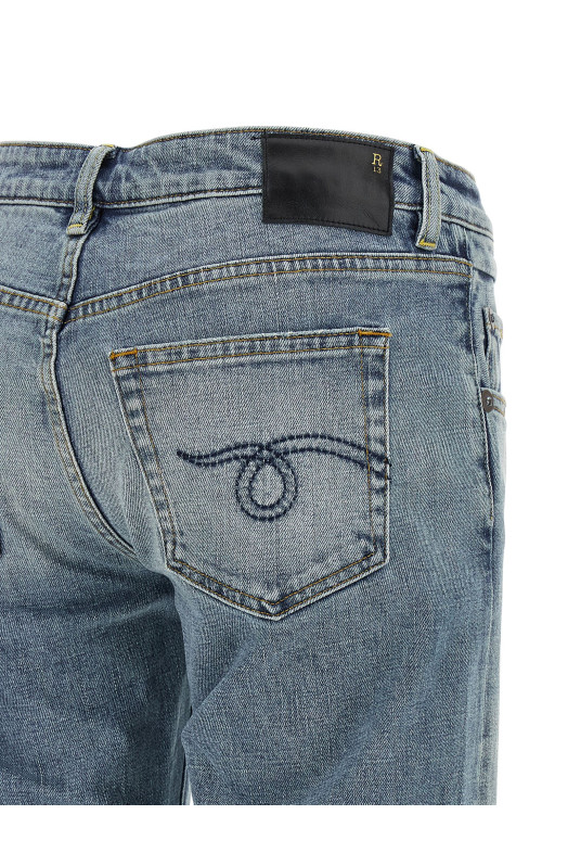 Джинсы «Boy Flare», синие R13WD090D473AWILTEDSTRETCHBLUE