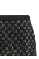 GG lamé tweed shorts Black
