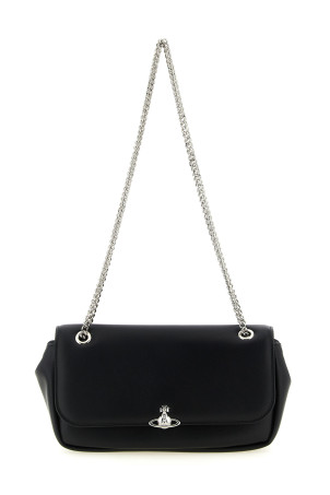 ' Chain Crossbody Purse' Black