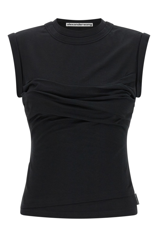 Топ «Twisted Bust Layered Tank», черный 1CC3261352001