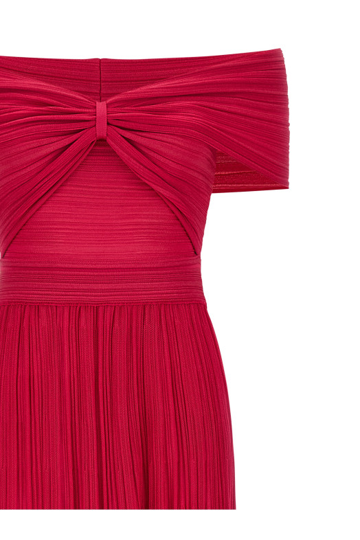 'Ginevra' long dress Fuchsia