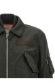 Double layer blouson Green