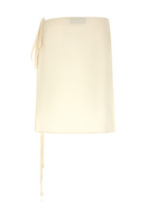 'Jude' sarong skirt White