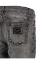 Джинсы с эффектом потертости, серые DOLCE & GABBANA GYJCCDG8PI7S9001