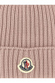 Шерстяная шапка розового цвета MONCLER ENFANT L29543B00008M113153F