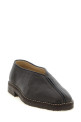 'Piped Crepe' slippers Brown