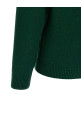 Logo embroidery sweater Green