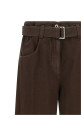 Belted jeans Brown