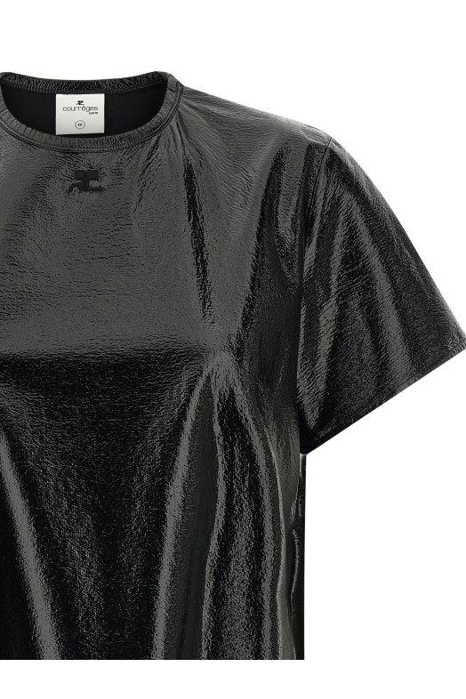 Vinyl dress Black