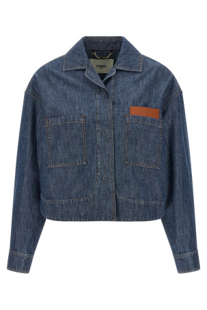 Chambray denim jacket Blue