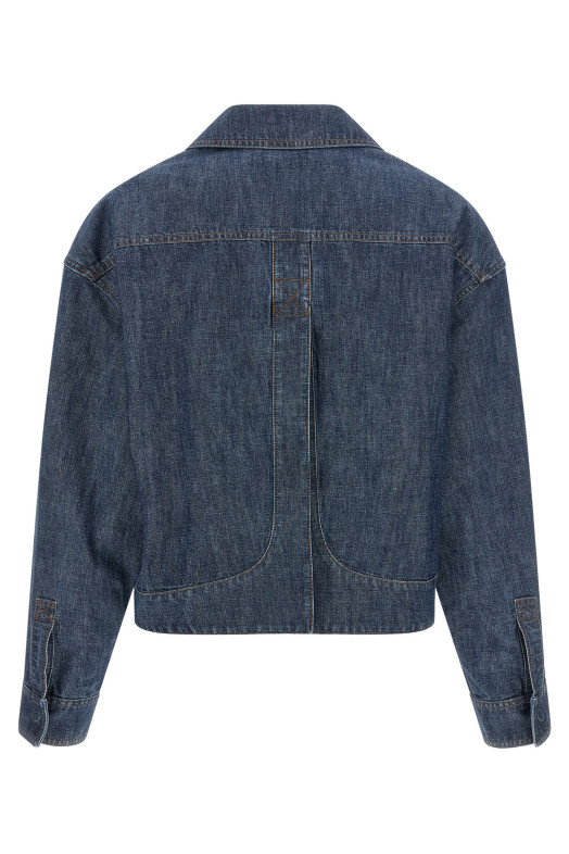 Chambray denim jacket Blue