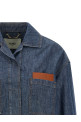 Chambray denim jacket Blue