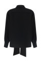 Lavallière neck blouse Black