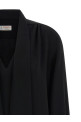 Lavallière neck blouse Black