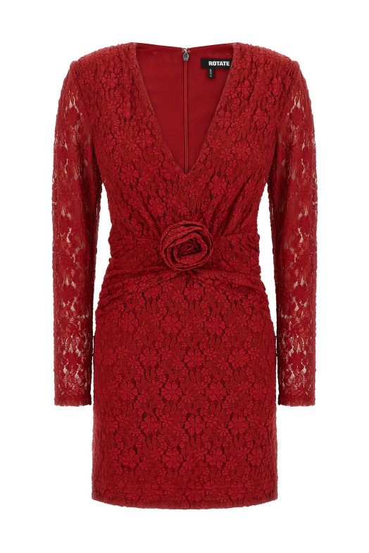 Lace dress Red