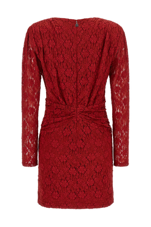 Lace dress Red