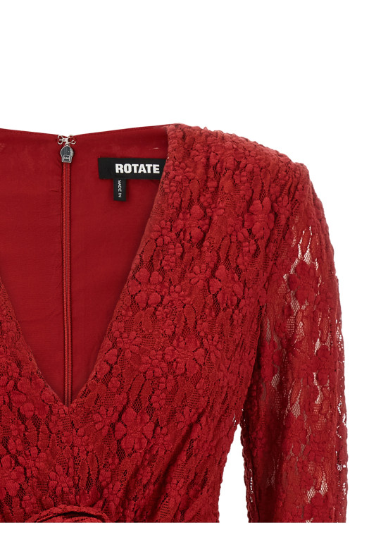 Lace dress Red