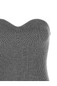 Off the shoulder top Gray