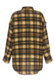 Рубашка с необработанным краем, коричневая R13 R13WR075R918BBROWNPLAID