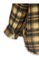 Рубашка с необработанным краем, коричневая R13 R13WR075R918BBROWNPLAID