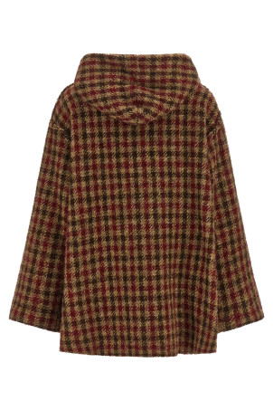 Houndstooth check jacket Multicolor