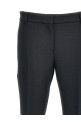 Wool blend pants Black