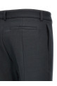 Wool blend pants Black