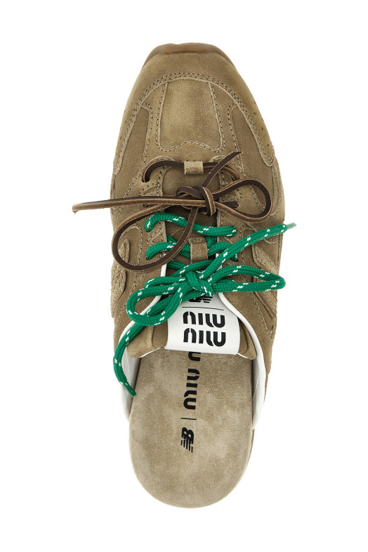 Бежевые тапочки New Balance X Miu Miu «530 SL» 5E333EF005Z5OF0379