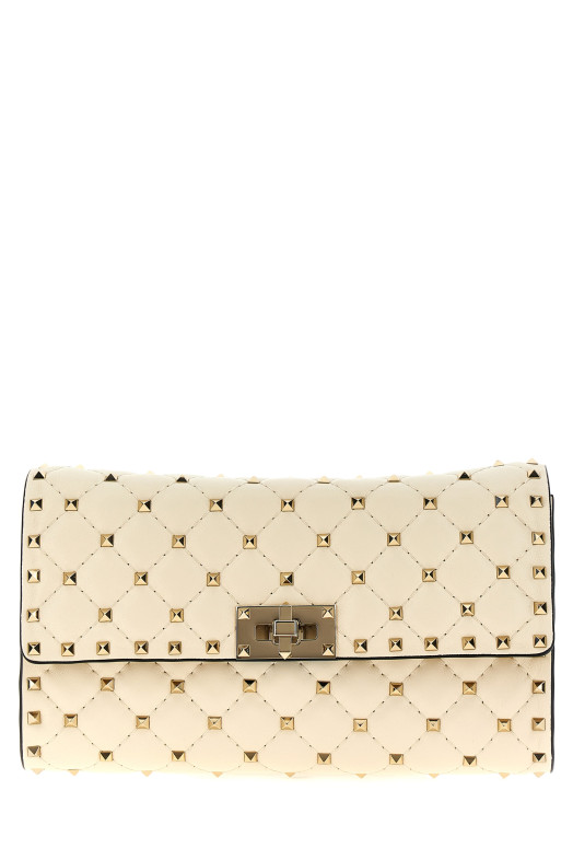 Valentino Garavani 'Rockstud Spike' shoulder bag White