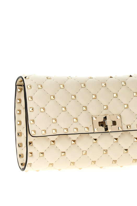 Valentino Garavani 'Rockstud Spike' shoulder bag White