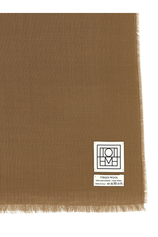 Wool scarf Brown