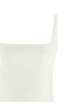 Плиссированное платье белого цвета GIOVANNI BEDIN GB25050WHITE
