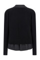 Двухслойный кардиган черного цвета SACAI 2508041001