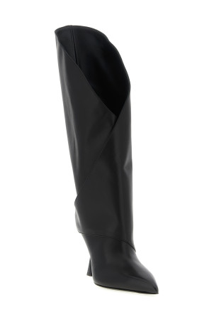 'Twist' boots Black