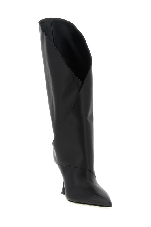 'Twist' boots Black