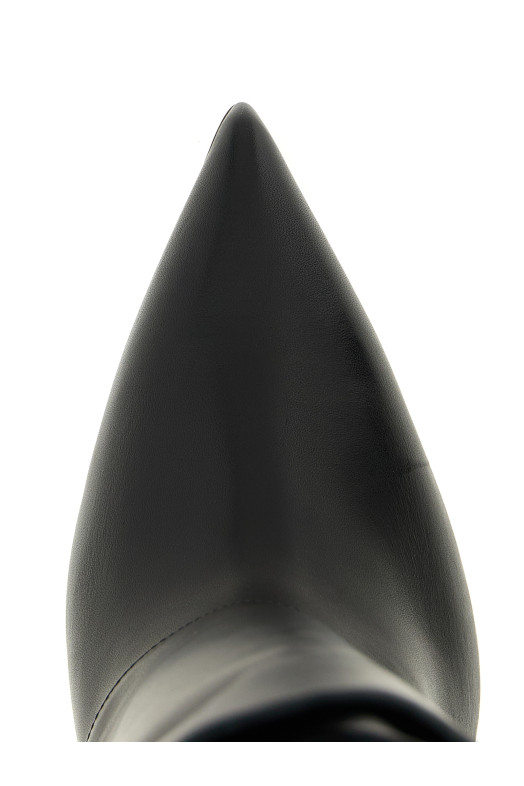 'Twist' boots Black