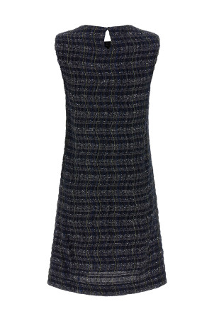 Check pattern dress Multicolor