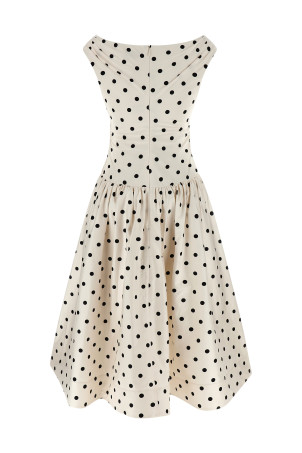 Сукня «Cream Polka Dot Cotton Midi», чорно-сіра RS26209MCCREAM
