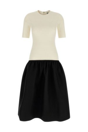 'Twinflower Tee' dress Black-grey
