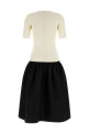 'Twinflower Tee' dress Black-grey